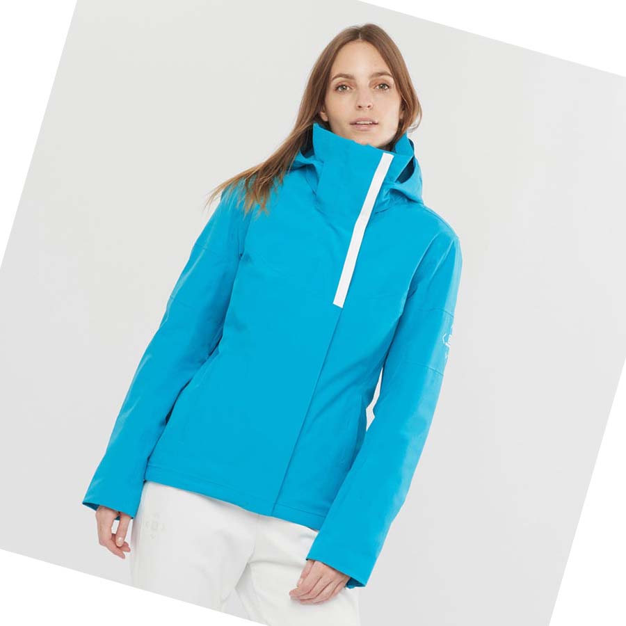 Chaquetas De Esquí Salomon SPEED Mujer Azules | MX 2419NWY